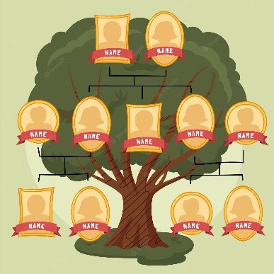 Family tree ilustration