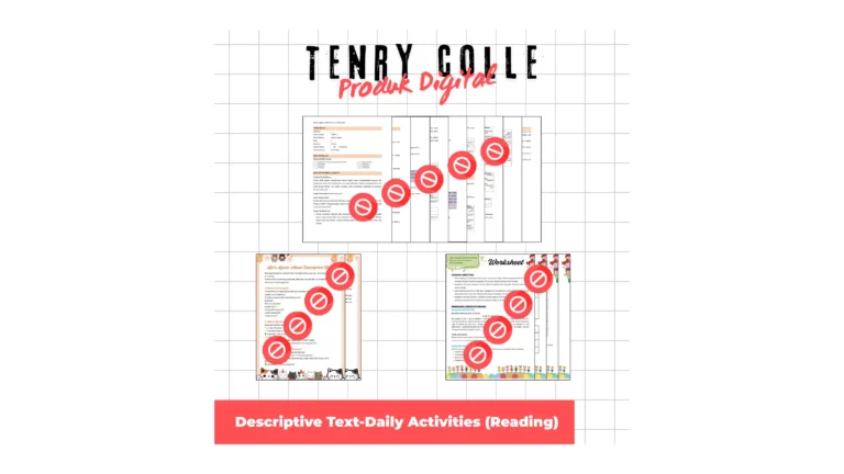 Modul Ajar Bahasa Inggris Deep Learning Descriptive Text (Daily Activity) Skill Reading